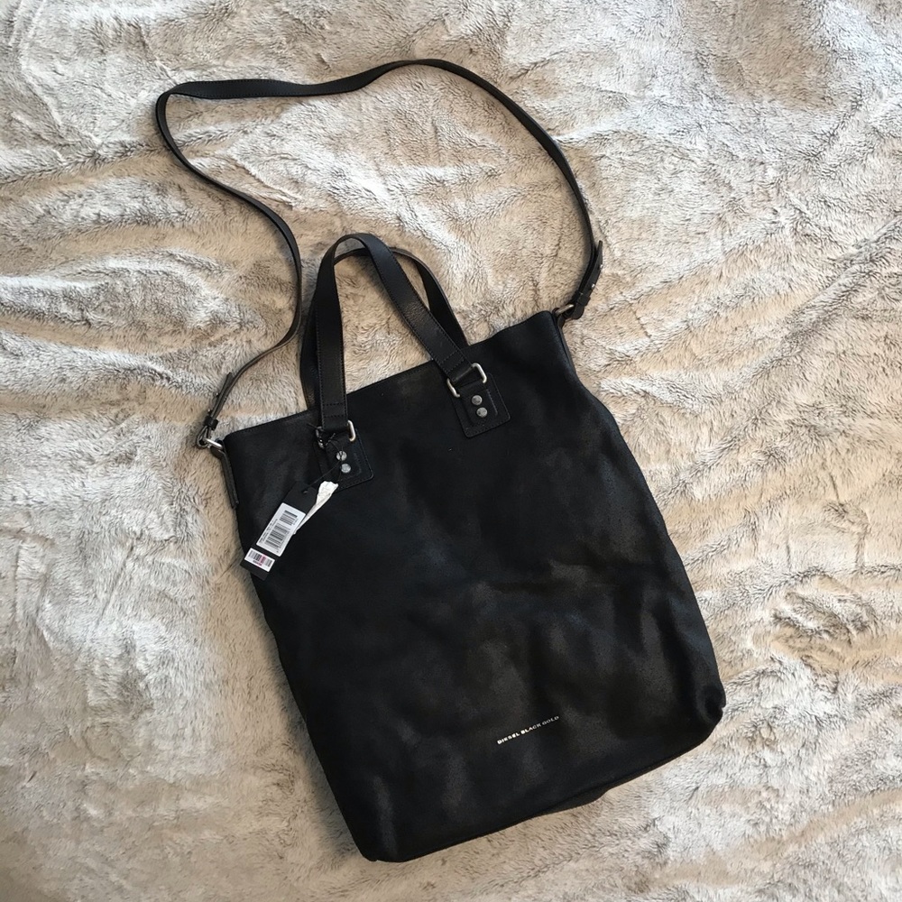 New Diesel Black Gold Large Korporal Tote Bag